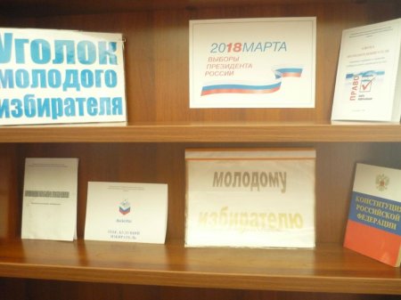 УГОЛОК МОЛОДОГО ИЗБИРАТЕЛЯ