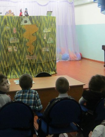 Кукольный спектакль «Приключения Алладина».