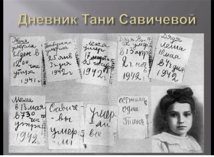 Дневник Тани Савичевой