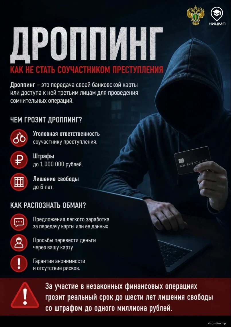 Чем рискуют дропперы?